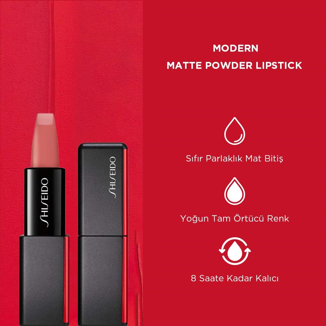 Shiseido Modernmatte Powder Lipstick - Ruj | Makyaj Trendi