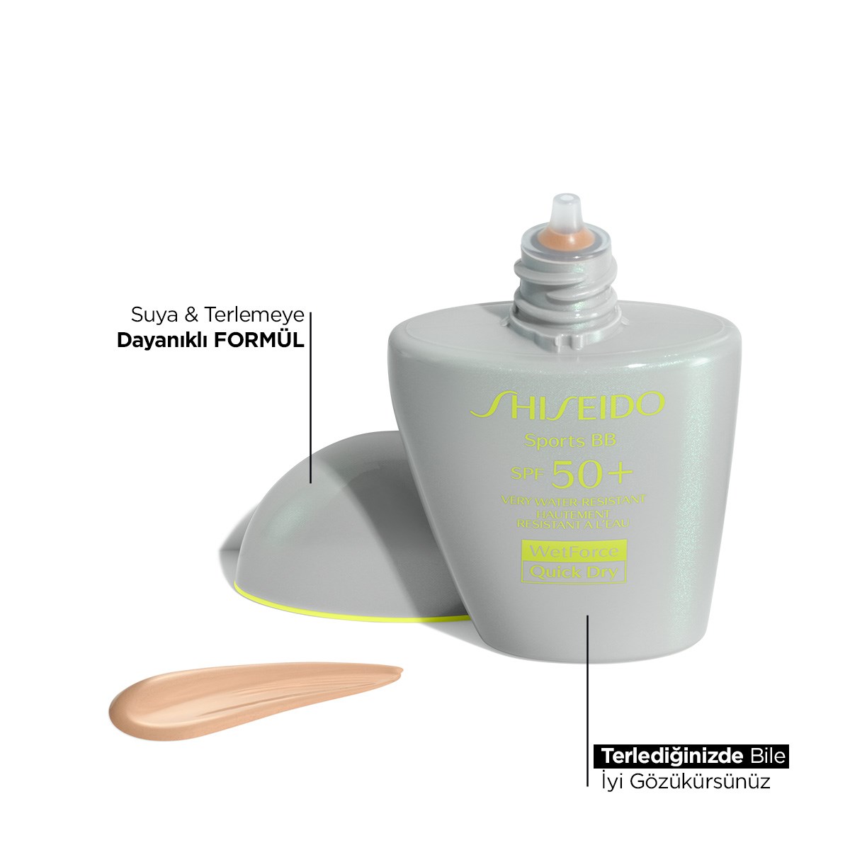 Shiseido Sports Bb Cream Spf50+ Wetforce/Quick Dry - BB Krem & Renkli  Nemlendirici | Makyaj Trendi