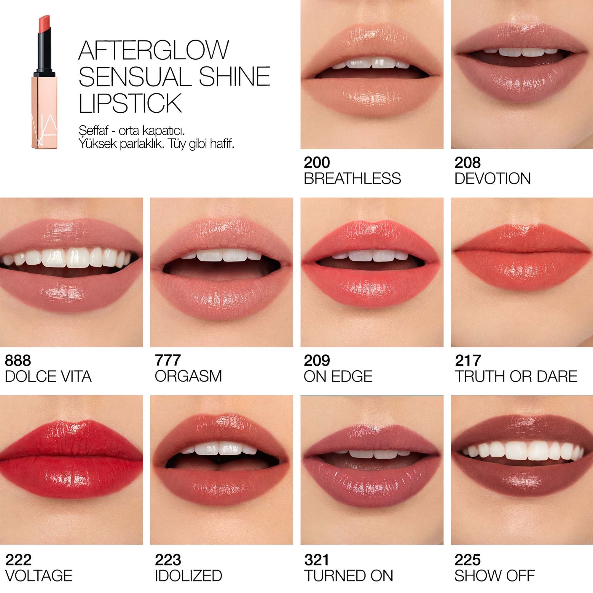 Nars Afterglow Sensual Shine Lipstick - Ruj | Makyaj Trendi